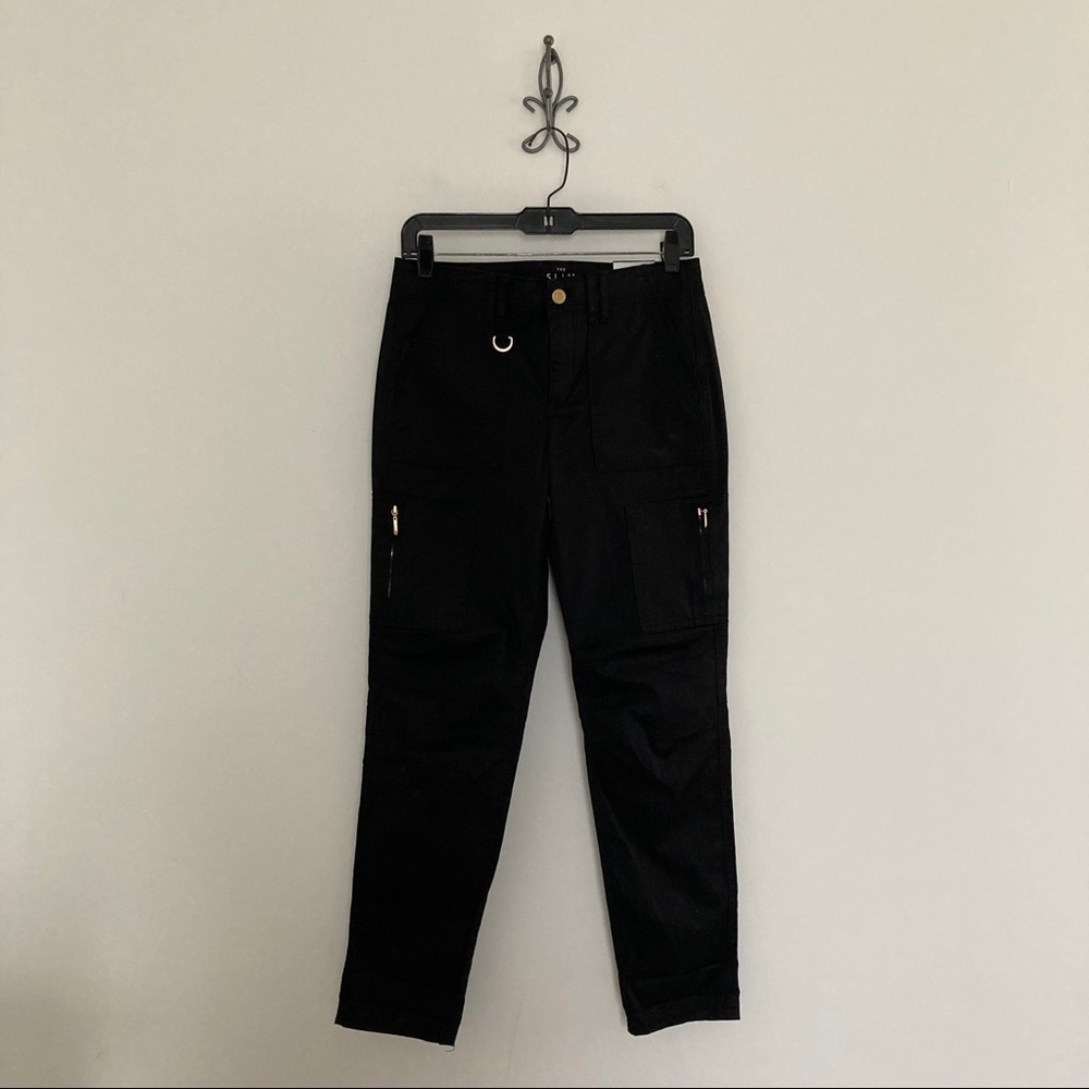 WHBM Slim Fit Cropped Utility Pants Size 2